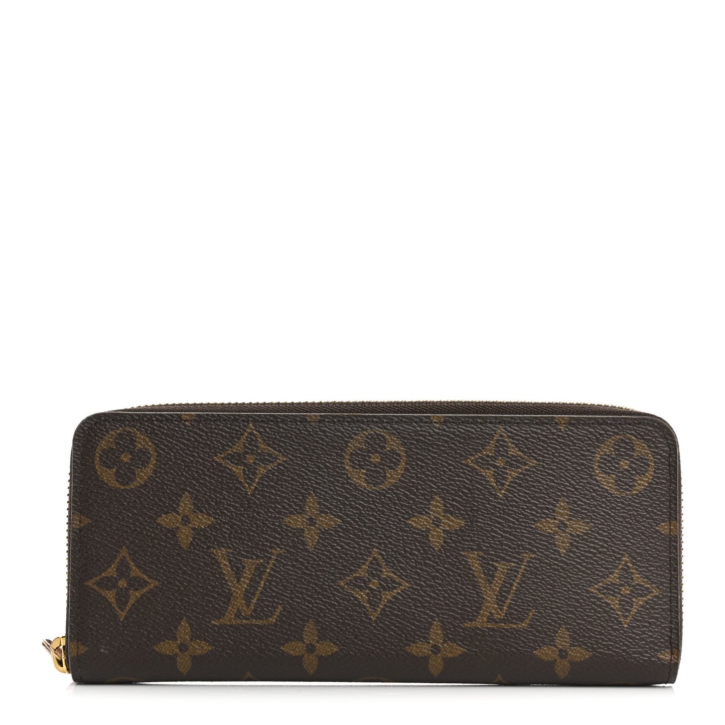 Monogram Clemence Wallet Rose Ballerine