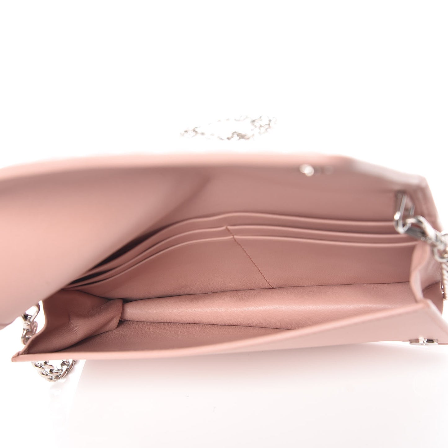Nappa Impunture Mini Diagramme Chain Crossbody Bag Orchidea