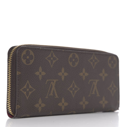 Louis Vuitton Monogram Clemence Wallet Fuchsia 2 of 5