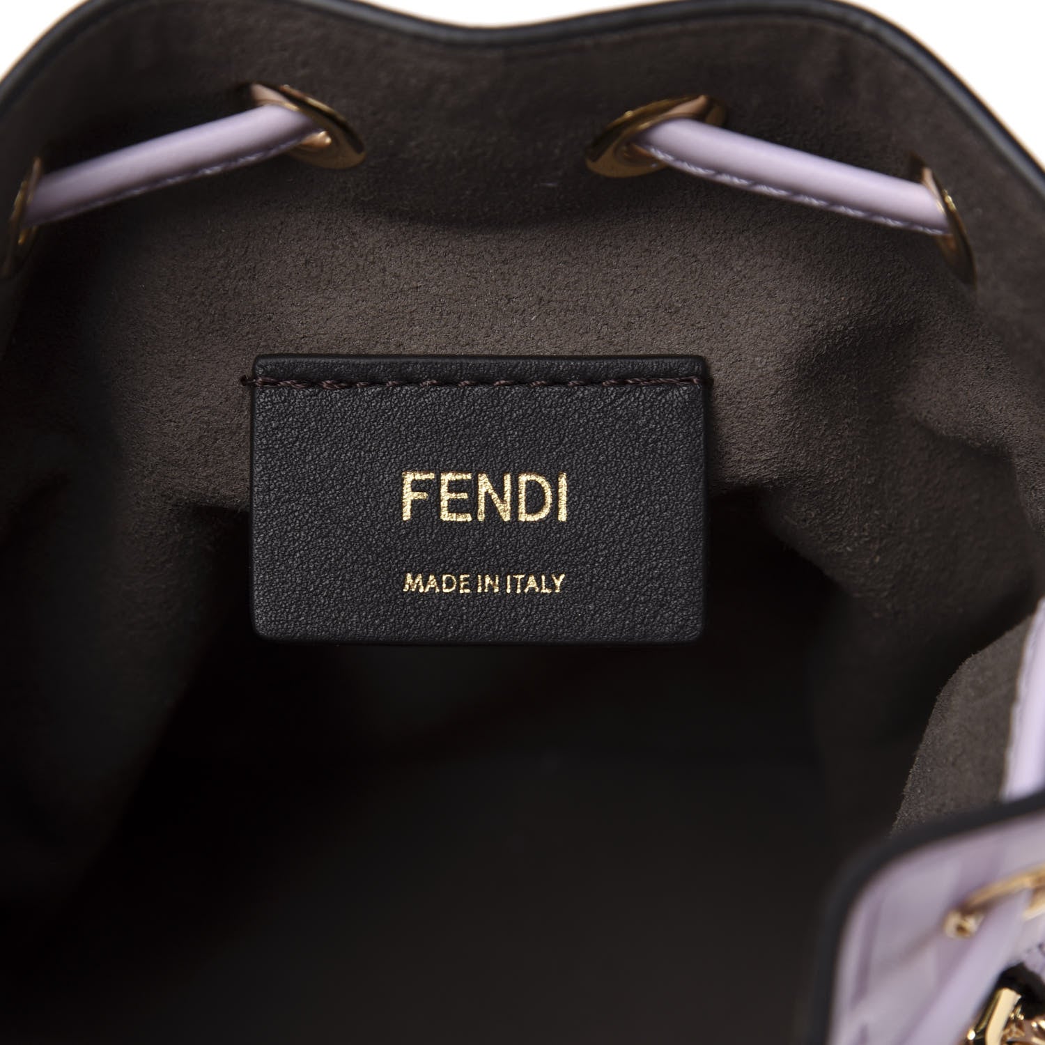 Fendi Vitello Termosport F is Fendi FF 1974 Embossed Mini Mon Tresor Bucket Bag Anemone 9 of 11