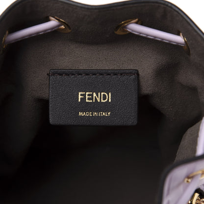 Fendi Vitello Termosport F is Fendi FF 1974 Embossed Mini Mon Tresor Bucket Bag Anemone 9 of 11
