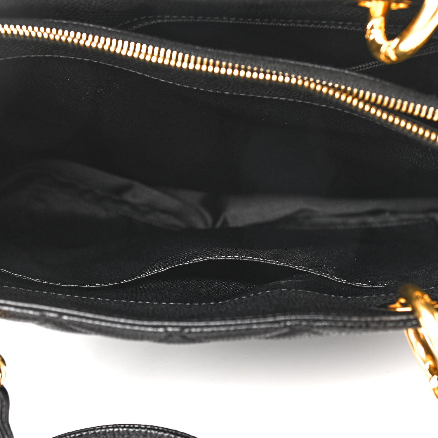 Chanel Caviar Quilted Grand Shopping Tote GST Black 12 of 12