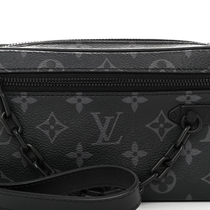 Louis Vuitton Monogram Eclipse Pochette Volga 7 of 10