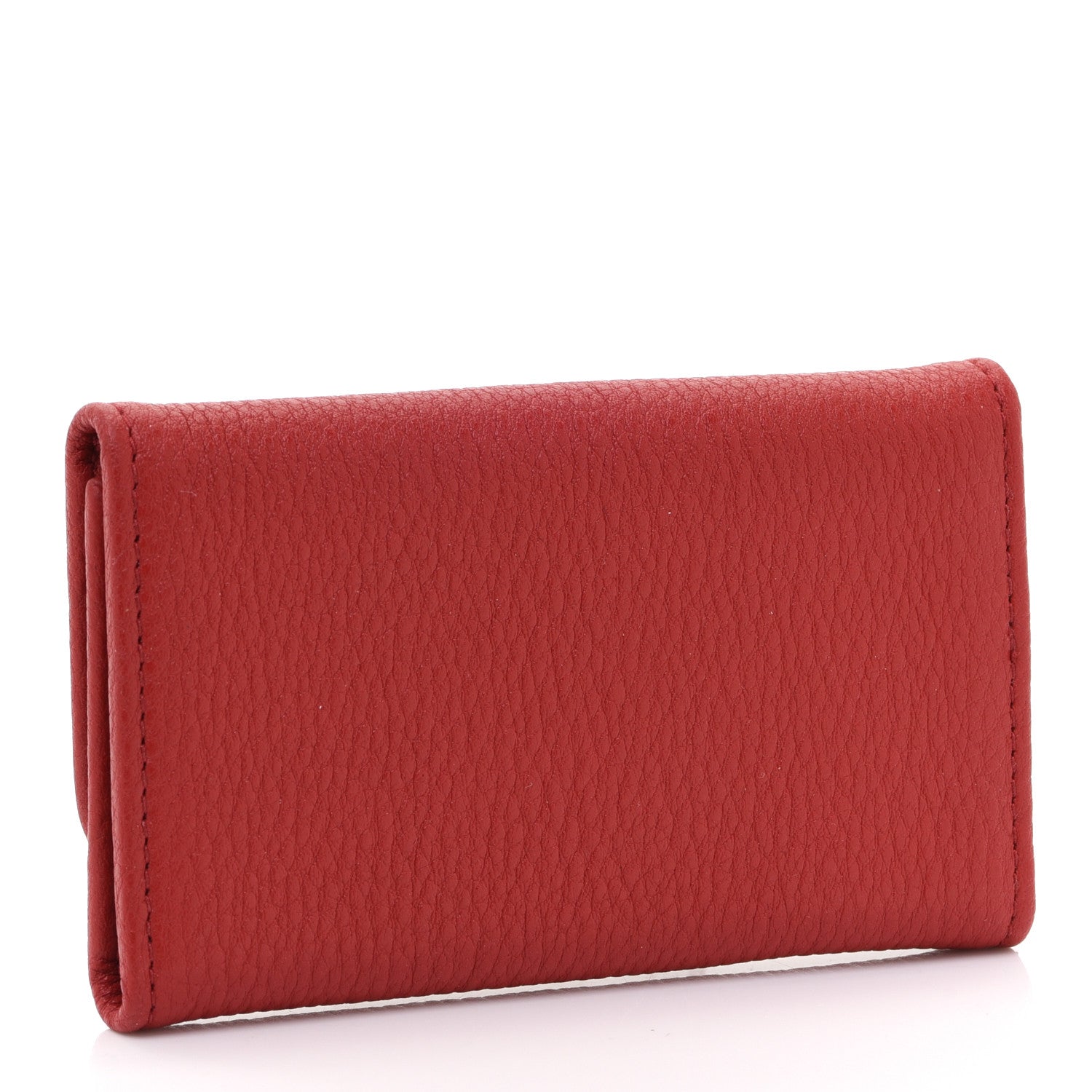 Prada Vitello Grain 6 Key Holder Rosso 3 of 8