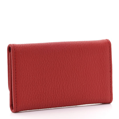Prada Vitello Grain 6 Key Holder Rosso 3 of 8