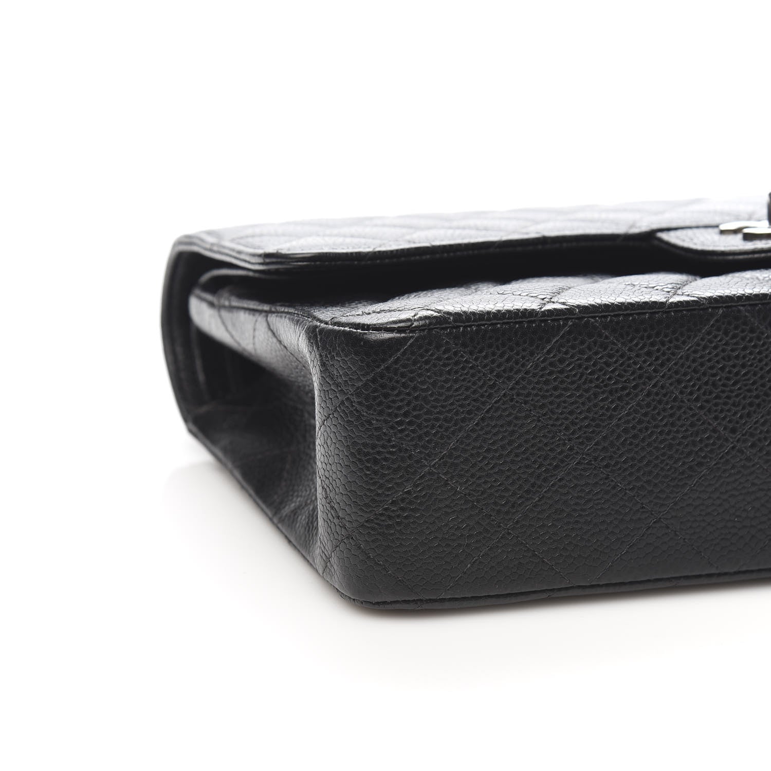 Chanel Caviar Quilted Medium Double Flap Black 9 of 12