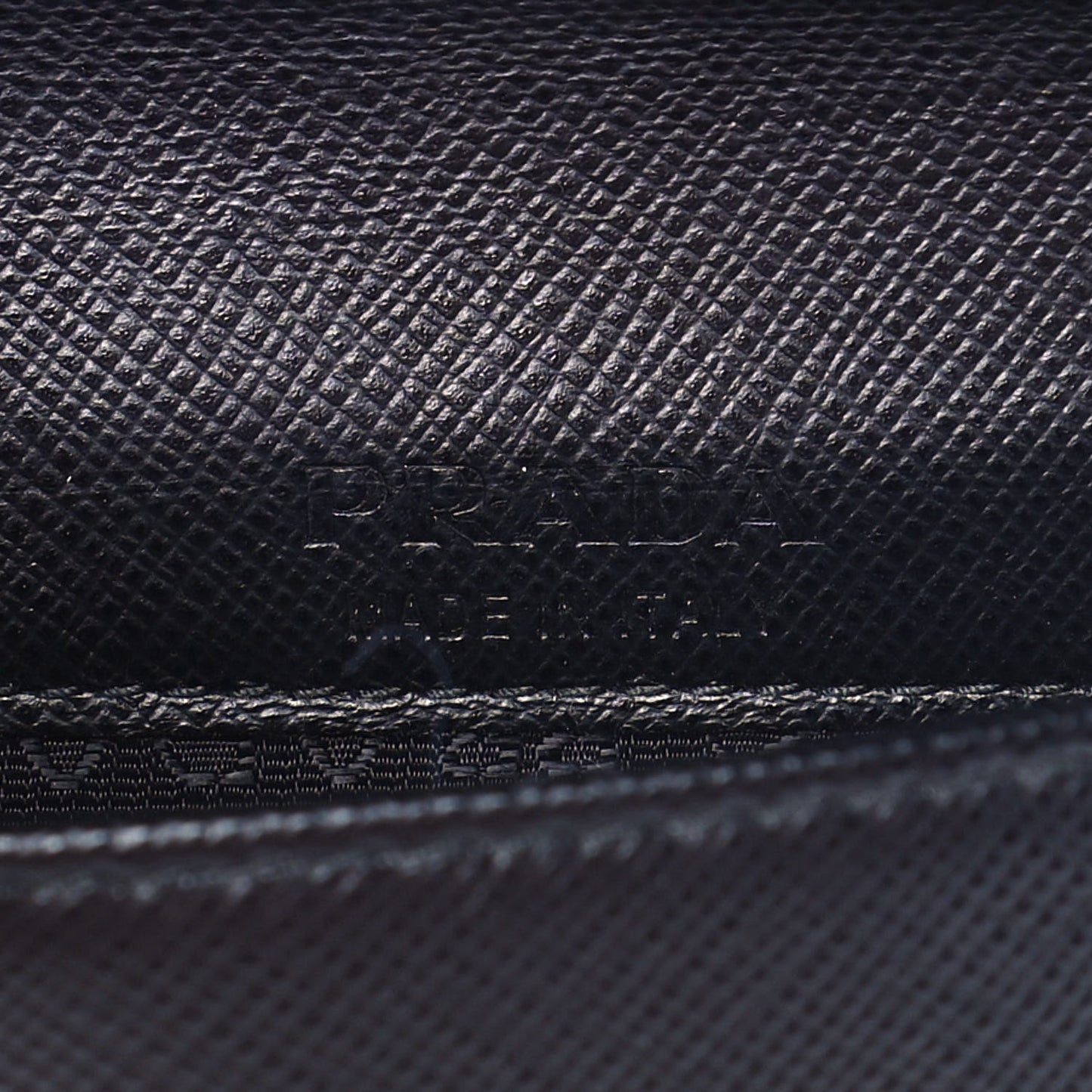 Saffiano Racing Logo Patch Mini Bag Black