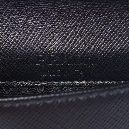 Prada Saffiano Racing Logo Patch Mini Bag Black 5 of 13