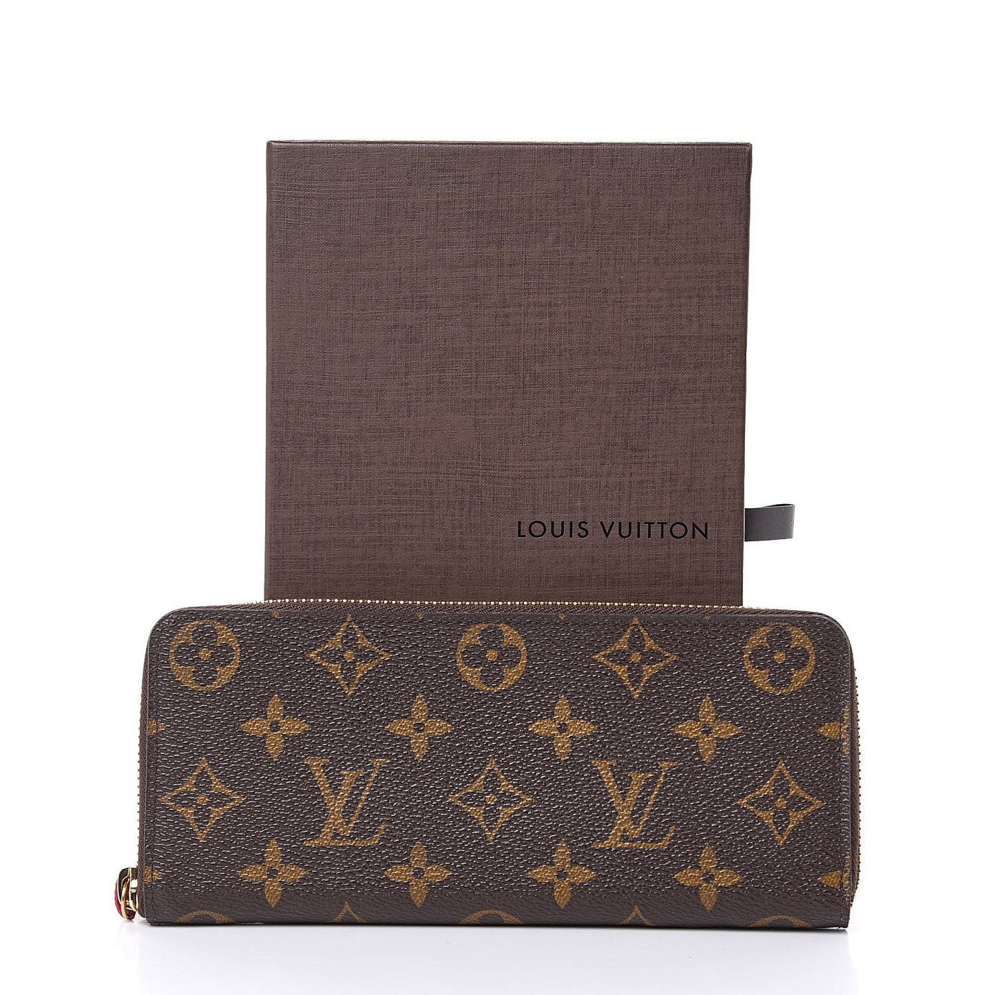 Monogram Clemence Wallet Hot Pink