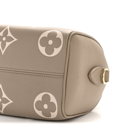 Louis Vuitton Empreinte Monogram Giant Speedy Bandouliere 20 Creme Beige 9 of 11