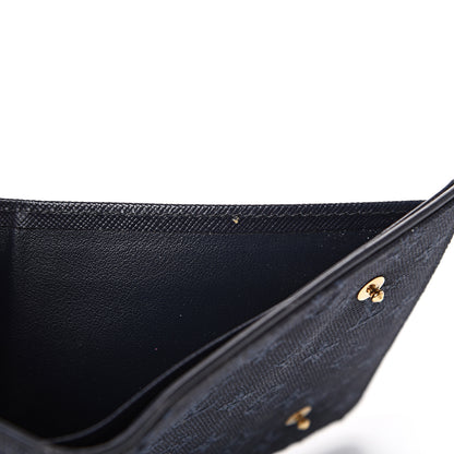 Louis Vuitton Mini Monogram Compact Wallet Blue 6 of 9