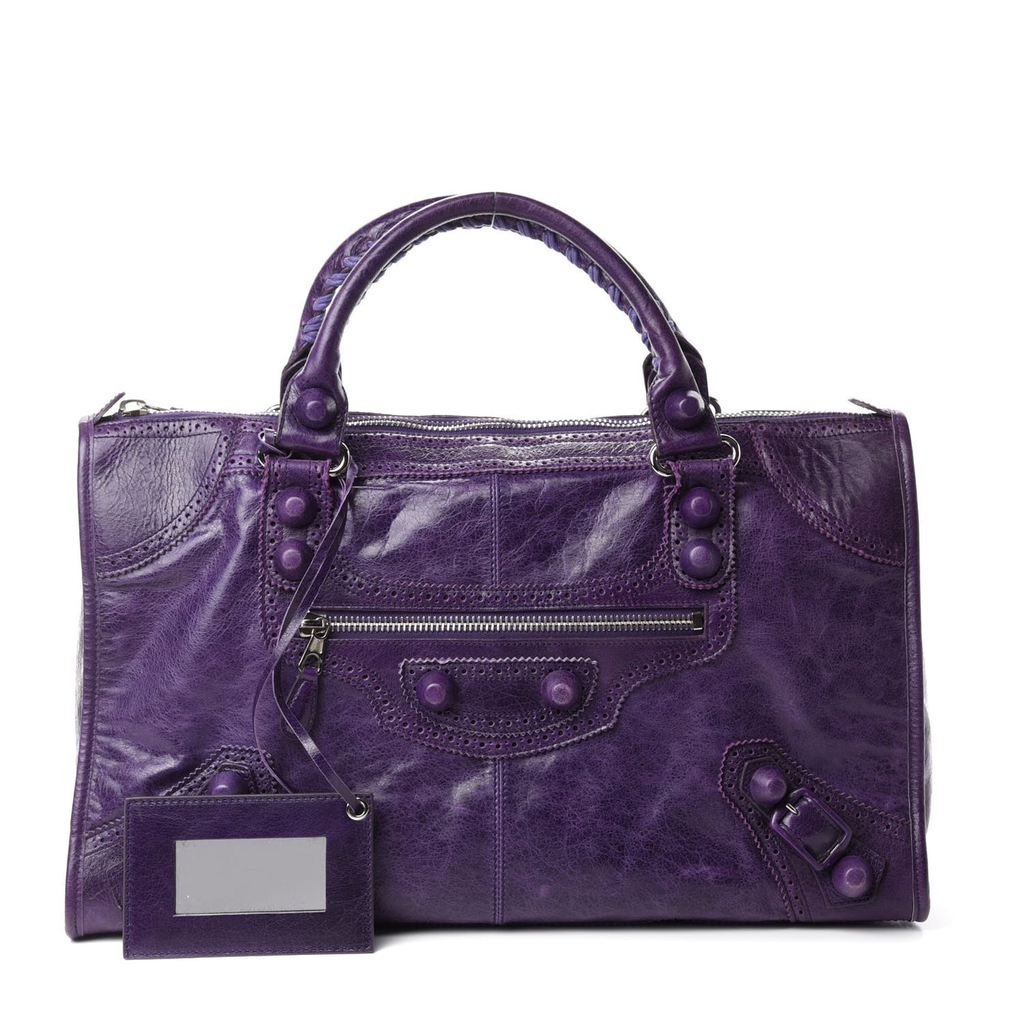 Agneau Giant Brogues Hardware Work Raisin