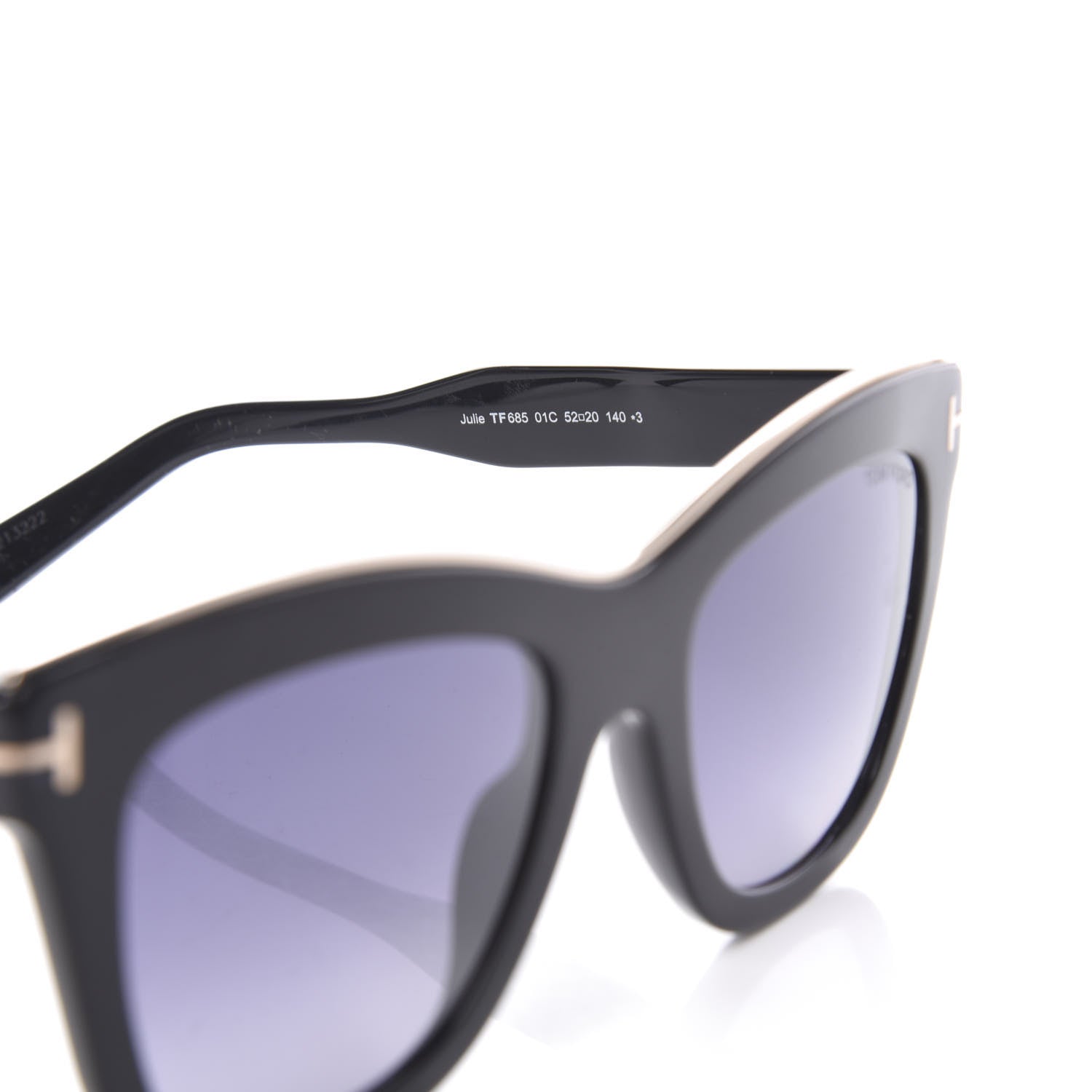 Tom Ford Julie Square Sunglasses TF685 Black 6 of 7