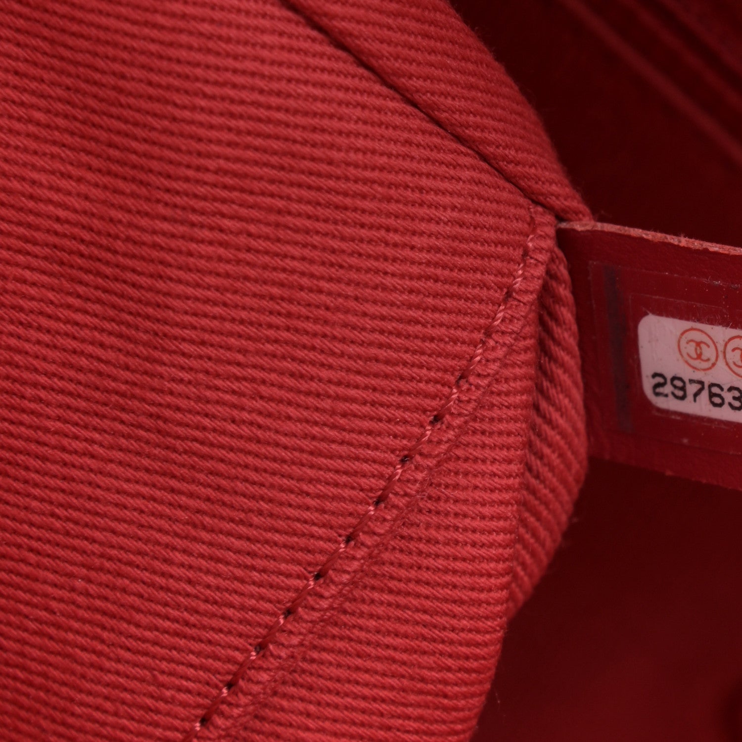 Chanel Mixed Fibers Striped Small Deauville Tote Red 7 of 10