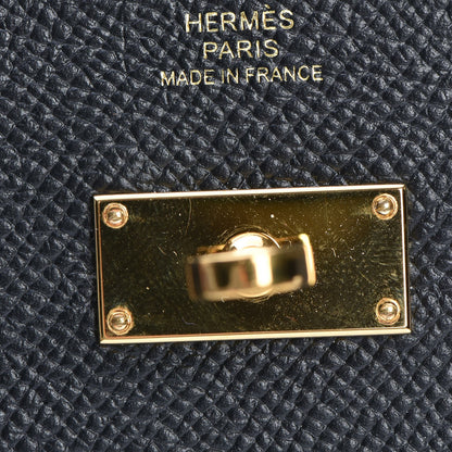 Hermes Epsom Kelly Longue Wallet Black 14 of 17