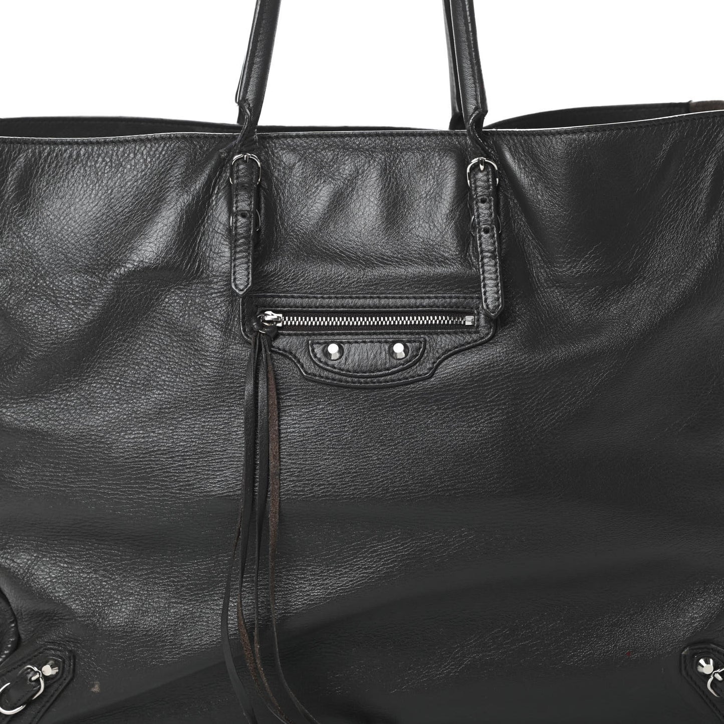 Veau Papier A4 Zip Around Tote Coffee
