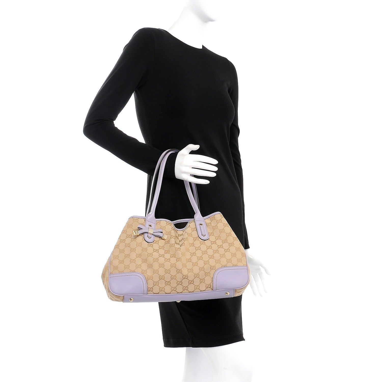 Gucci Monogram Medium Princy Tote Lilac 2 of 7