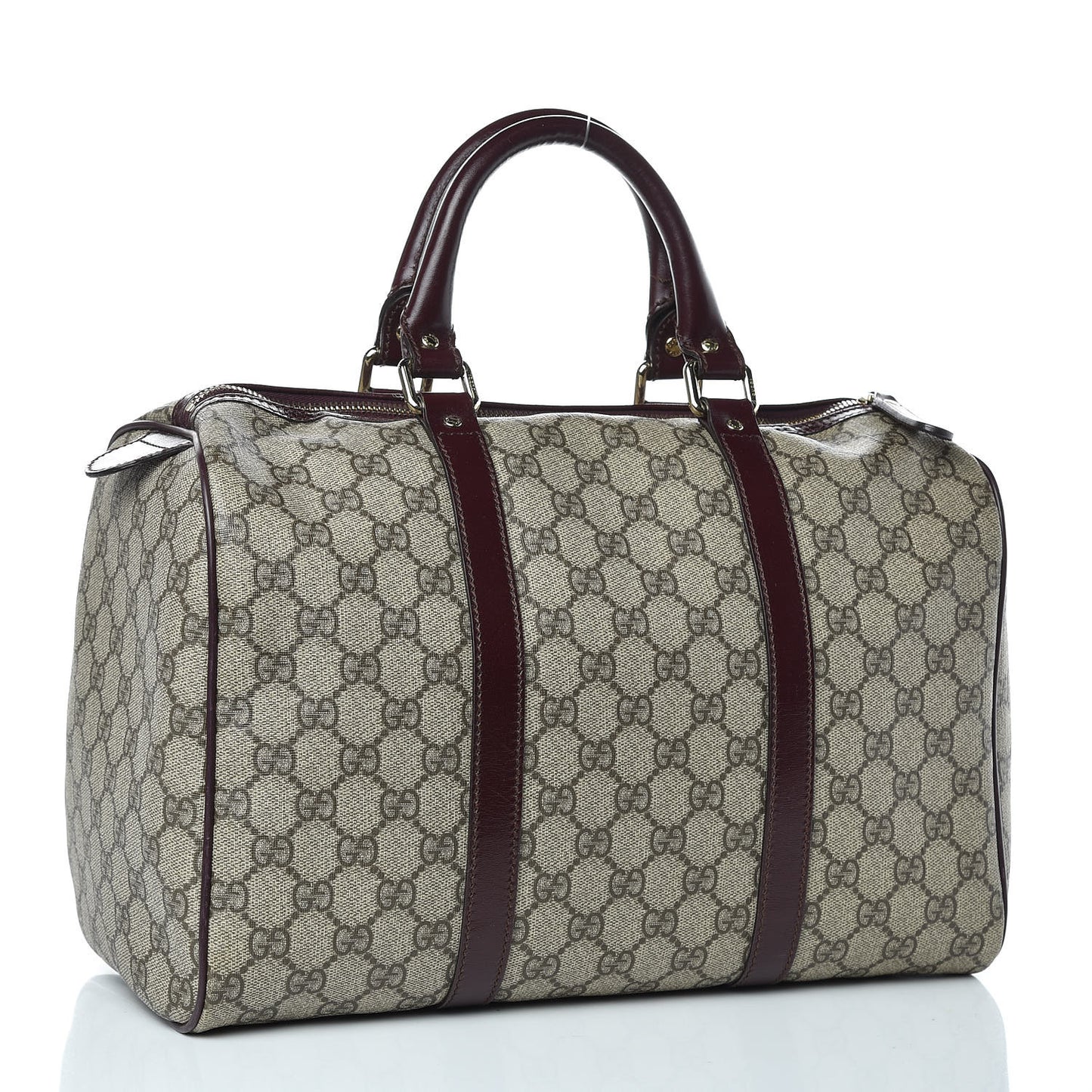 GG Plus Monogram Medium Joy Boston Bordeaux