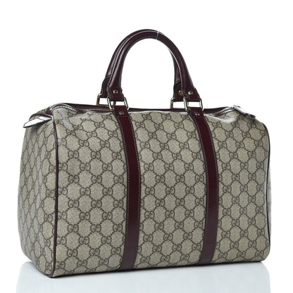 Gucci GG Plus Monogram Medium Joy Boston Bordeaux 3 of 14
