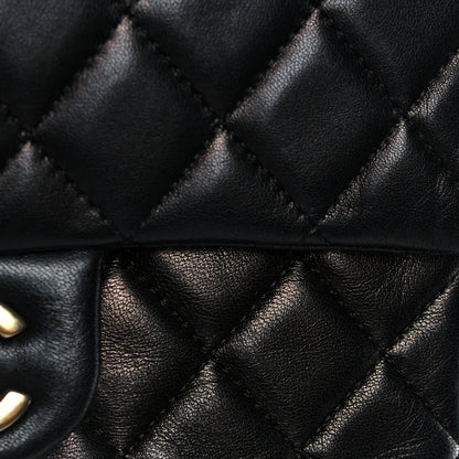 Chanel Lambskin Quilted Mini Rectangular Flap Black 12 of 13