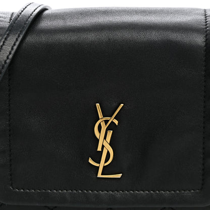 Saint Laurent Lambskin Quilted Monogram Mini Nolita Black 8 of 10