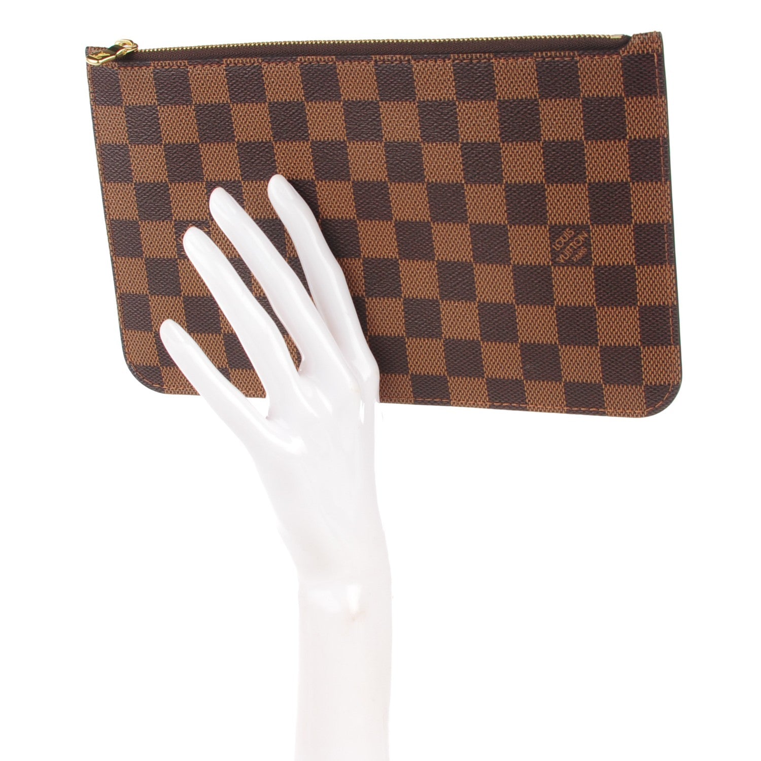 Louis Vuitton Damier Ebene Neverfull MM GM Pochette 2 of 8