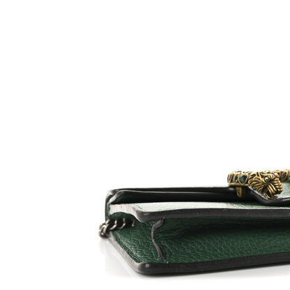 Gucci Dollar Calfskin Crystal Super Mini Dionysus Shoulder Bag Emerald 8 of 9