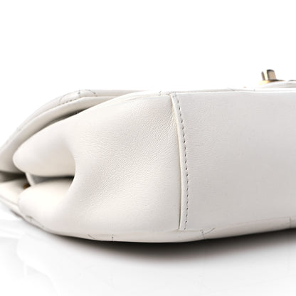 Chanel Lambskin A Real Catch Flap Bag White 8 of 14