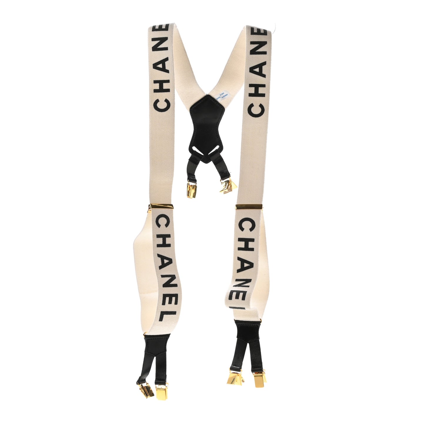 Logo Suspenders Black White
