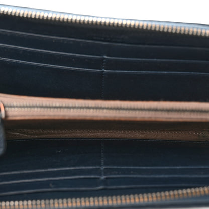 Bottega Veneta Nappa Intrecciato Zip Around Wallet Pacific 5 of 13