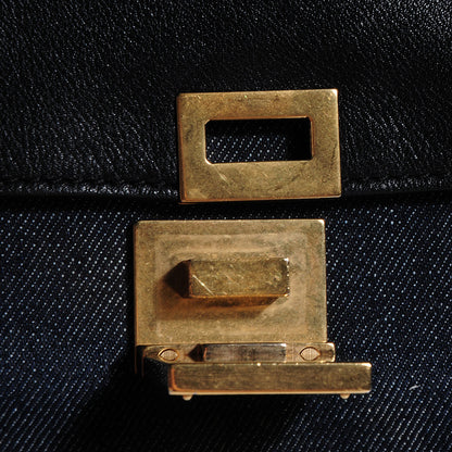 Celine Smooth Calfskin Denim Medium Trapeze Blue 5 of 10