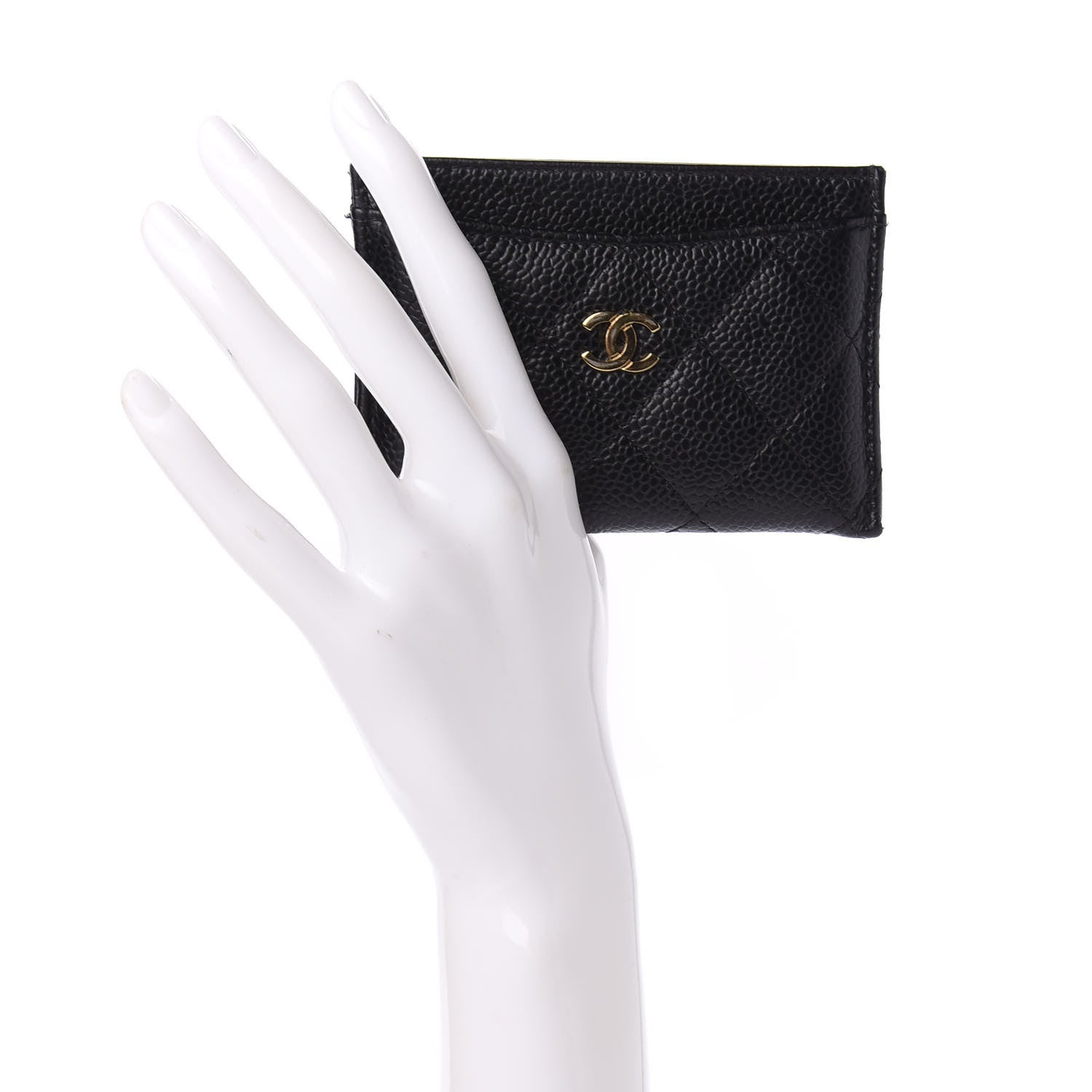 Chanel Caviar Quilted Card Holder Black 2 of 9