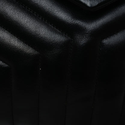 Saint Laurent Calfskin Y Quilted Monogram Loulou Document Holder Black 23 of 25