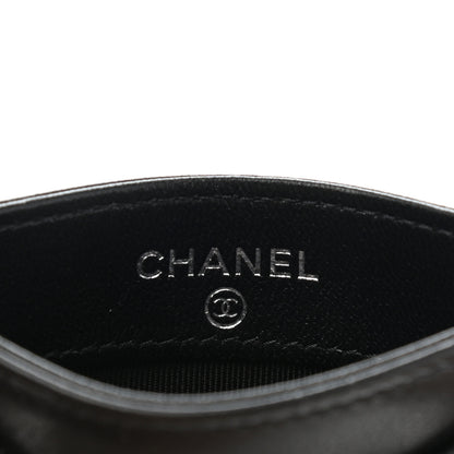 Chanel Lambskin Quilted Card Holder So Black 6 of 9