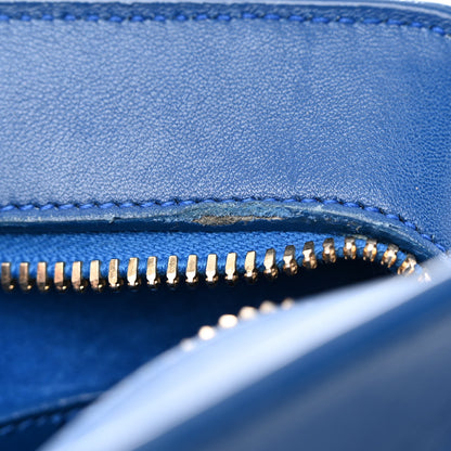 Saint Laurent Calfskin Monogram Baby Cabas Blue 11 of 12