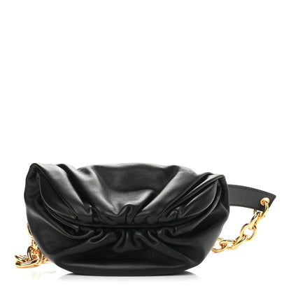 Bottega Veneta Nappa The Belt Chain Pouch Black 1 of 9