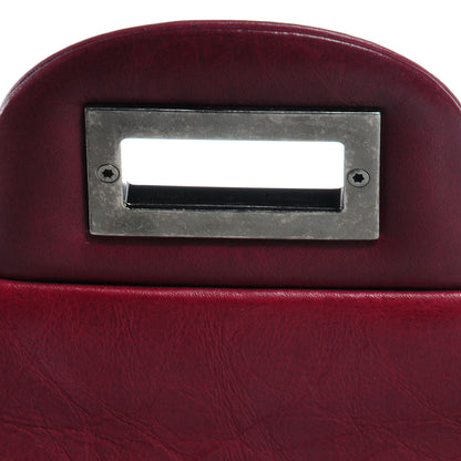 Chanel Aged Calfskin Quilted 2.55 Reissue 227 Flap Red 5 of 8