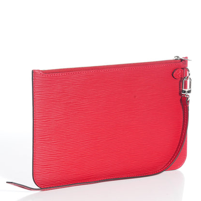 Louis Vuitton Epi Neverfull MM GM Pochette Carmine 3 of 7