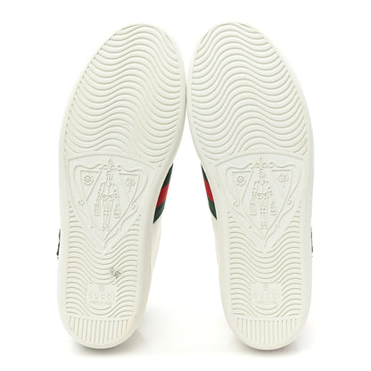 Gucci Calfskin Web Studded Womens Arrow Ace Sneakers 35.5 White 6 of 10
