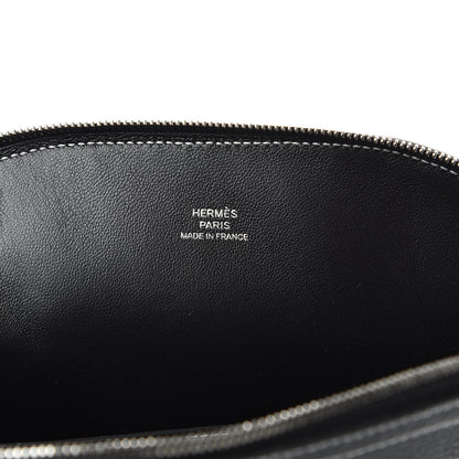 Hermes Chevre Mysore In-The-Loop-To-Go Pochette Black 6 of 8