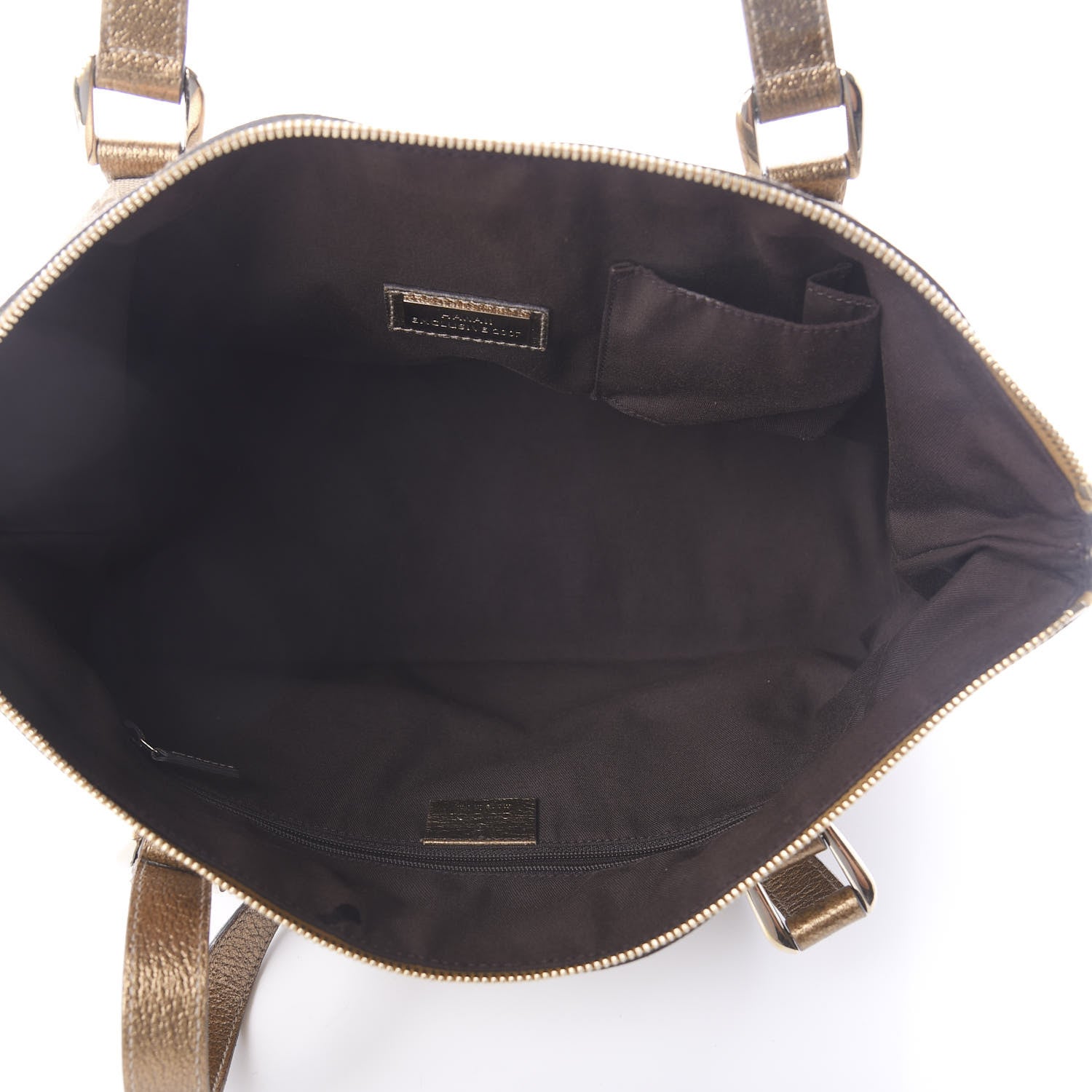 Gucci Monogram Medium Abbey Tote Gold 5 of 10
