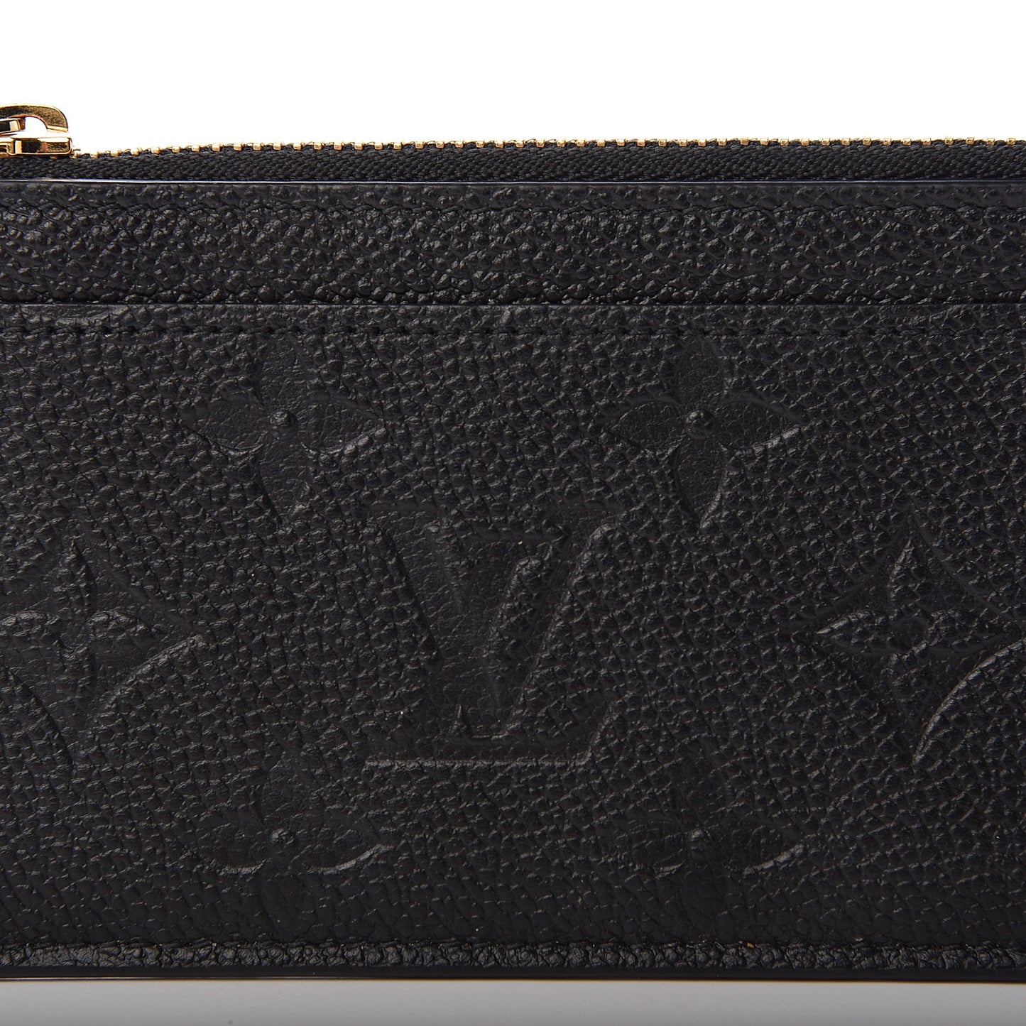 Empreinte Zipper Card Holder Black