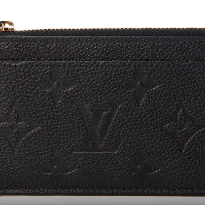 Louis Vuitton Empreinte Zipper Card Holder Black 8 of 8