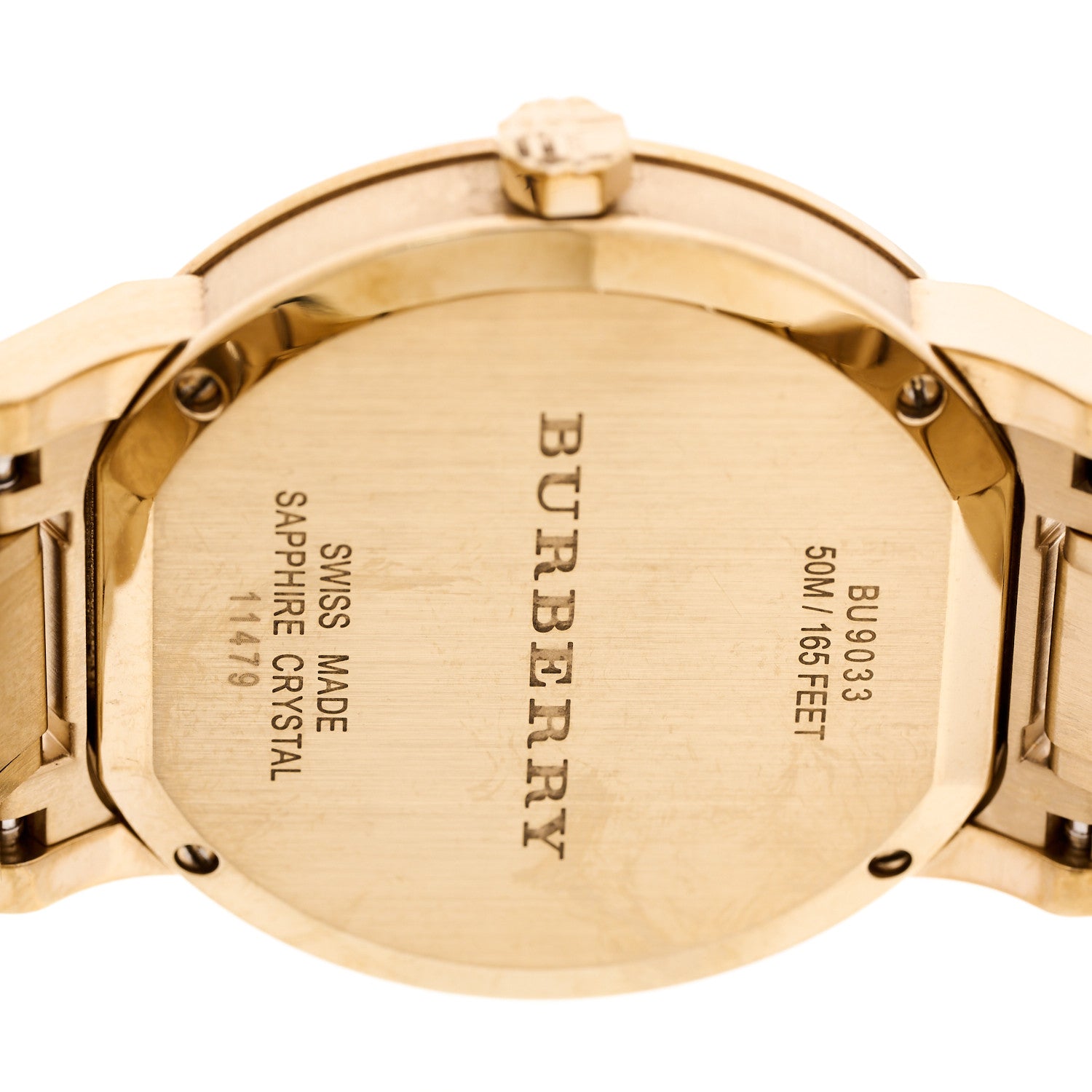 Burberry Stainless Steel 38mm The City Quartz Watch Champagne BU9033 4 of 4