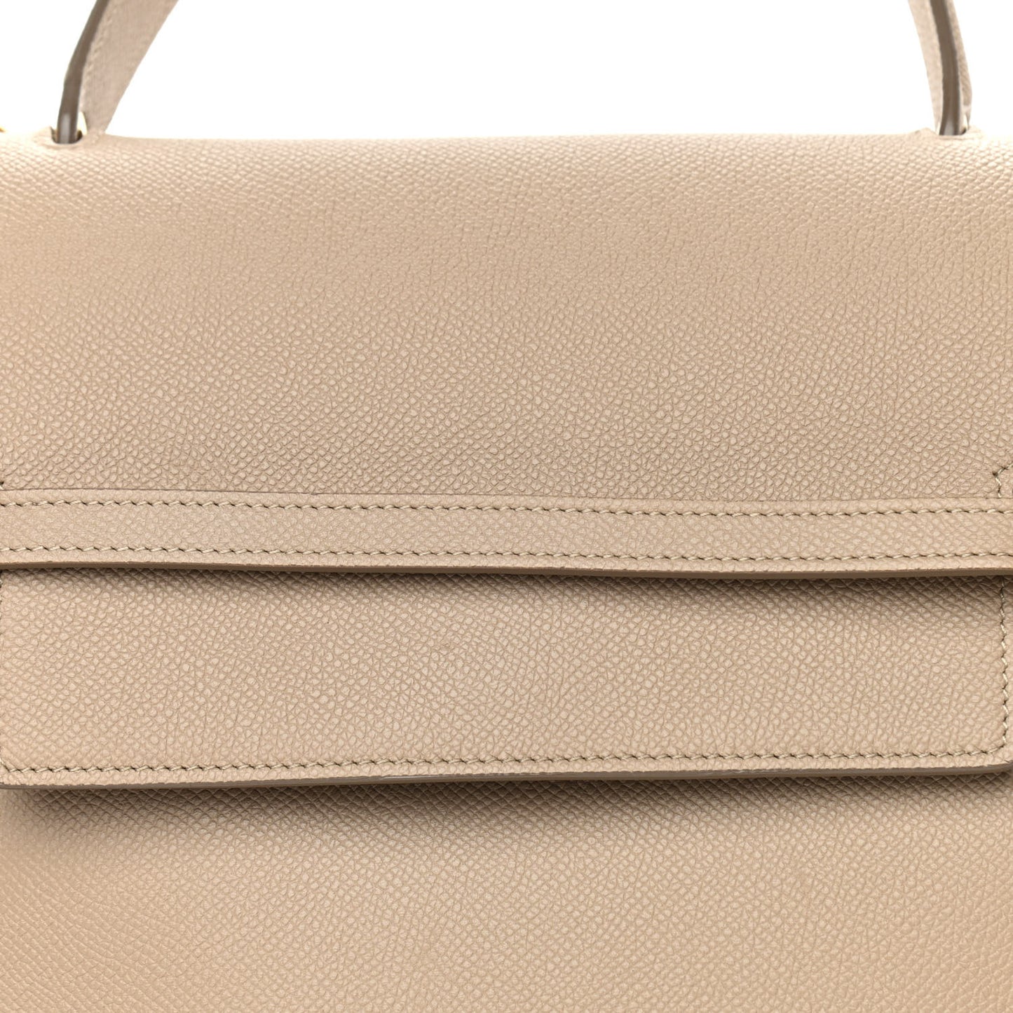 Grained Calfskin Mini Belt Bag Light Taupe