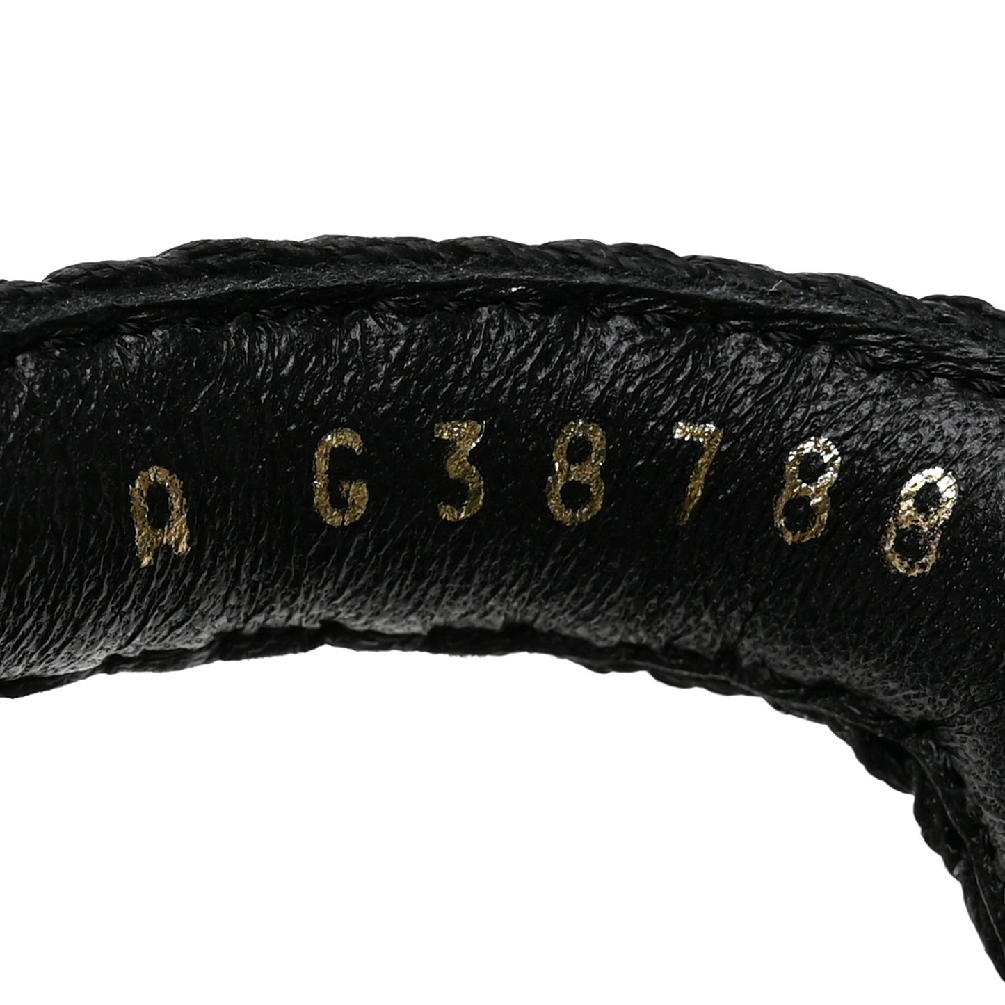 Lambskin Embroidered CC Thong Sandals 38 Black