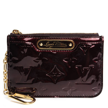 Louis Vuitton Vernis Key Pouch Amarante 1 of 7