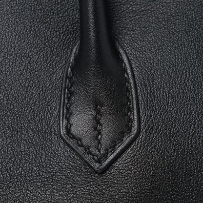 Hermes Swift Birkin 25 Black 8 of 33