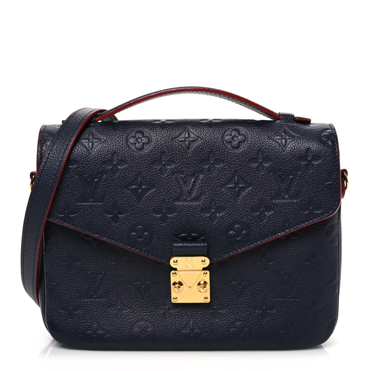 Louis Vuitton Empreinte Pochette Metis Marine Rouge 1 of 8