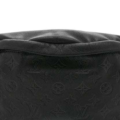 Louis Vuitton Calfskin Monogram Shadow Discovery Bumbag Black 8 of 10